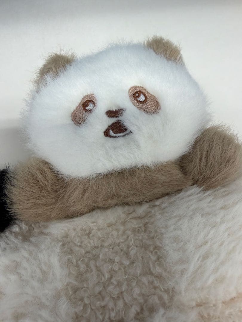 もこもこクッション パンダぬいぐるみ付き ウエノデパンダ購入品 ほぼ未使用