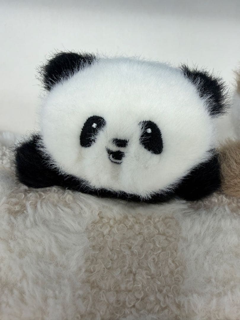 もこもこクッション パンダぬいぐるみ付き ウエノデパンダ購入品 ほぼ未使用