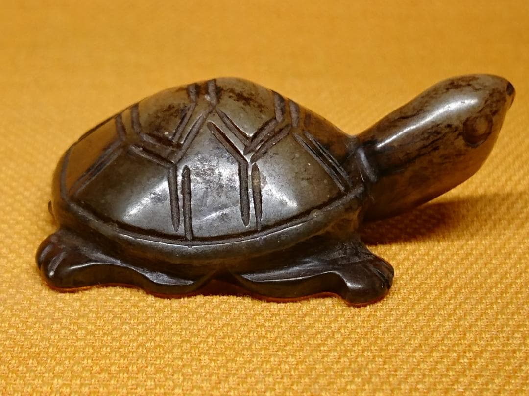 古玉　古玩　カメ　亀　オブジェ　置物　インテリア　工芸品　美術品　A1278