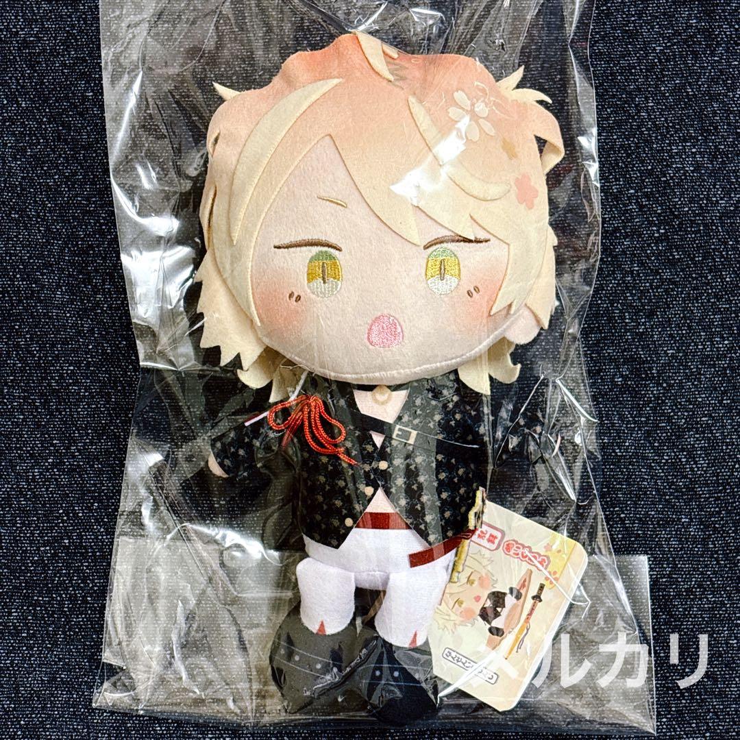 わんぱく！刀剣乱舞 南泉一文字 ぬいぐるみ 座布団風クッション もちマス