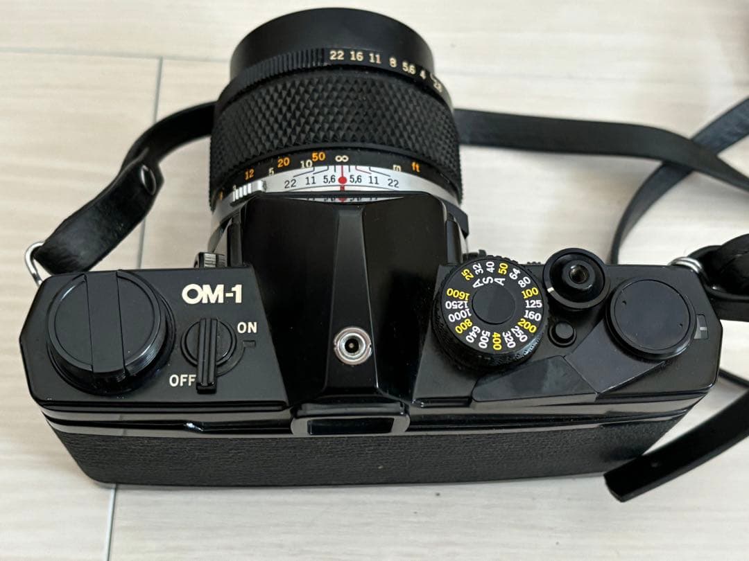 OLYMPUS フィルムカメラ　OM-1 2台　レンズ200m