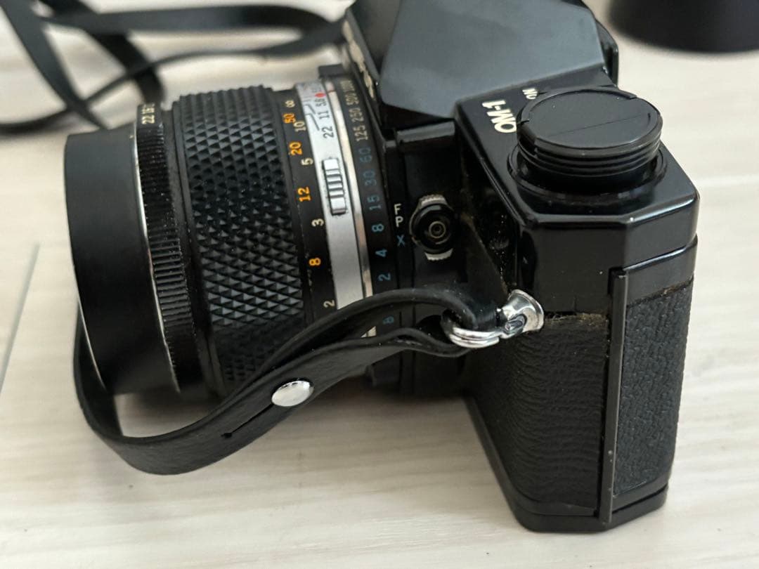 OLYMPUS フィルムカメラ　OM-1 2台　レンズ200m