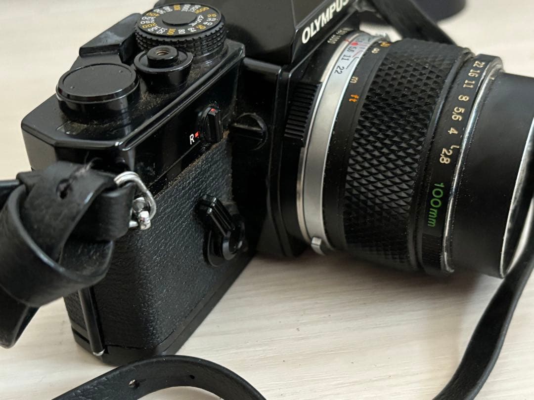 OLYMPUS フィルムカメラ　OM-1 2台　レンズ200m
