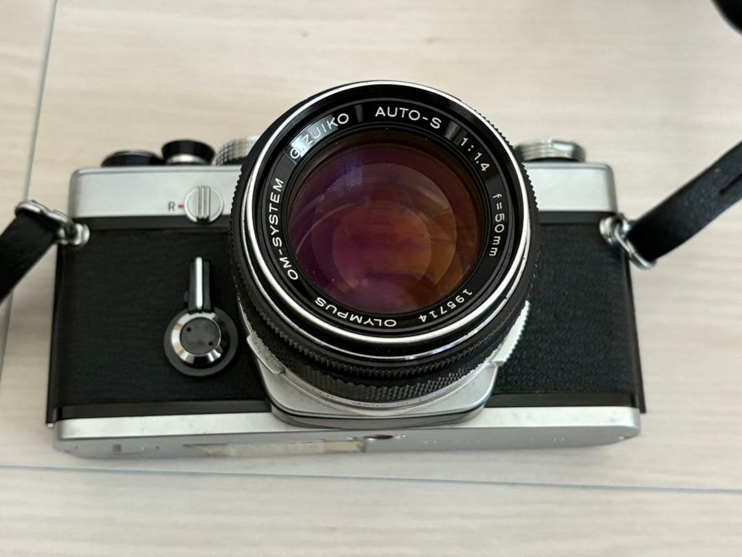 OLYMPUS フィルムカメラ　OM-1 2台　レンズ200m