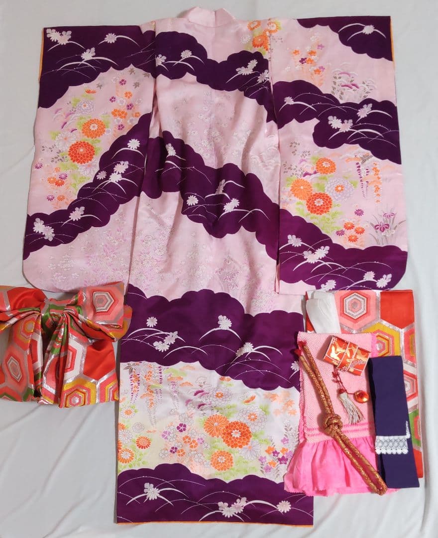 7歳女の子お着物セット