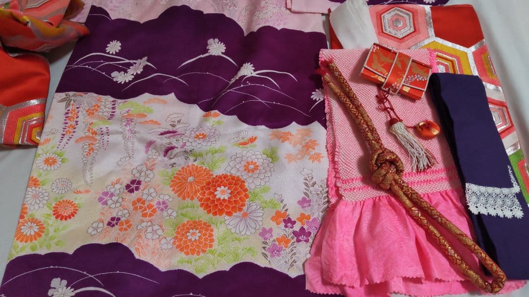 7歳女の子お着物セット