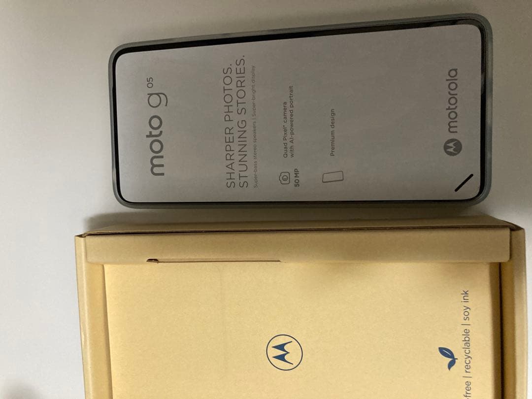 Motorola moto g05 128GB ミスティブルー