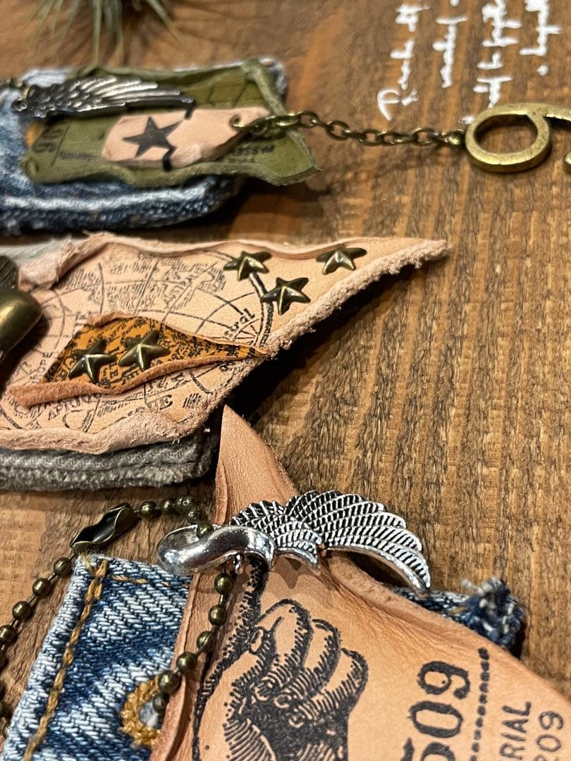 ꕤデザインチャーム3点setꕤ男前✨