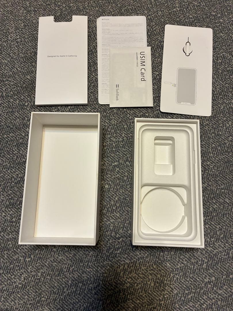 【美品　送料無料】Apple iPhone X スペースグレー 本体　1年使用