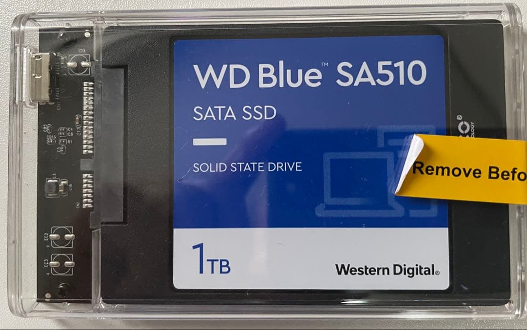 価格改定WD Blue SA510 1TB SATA SSD + エンクロージャ