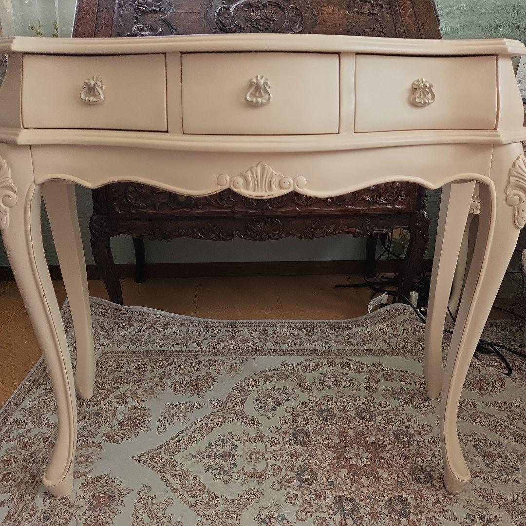 『タムコ！！』フレンチスタイル デスク コンソール 猫足 アンティーク調
