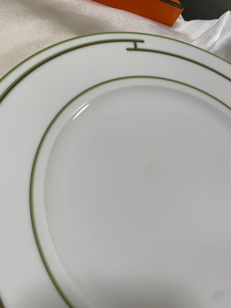 アーリーサマーSALE☆HERMESエルメス リズムグリーン27.5cmプレート