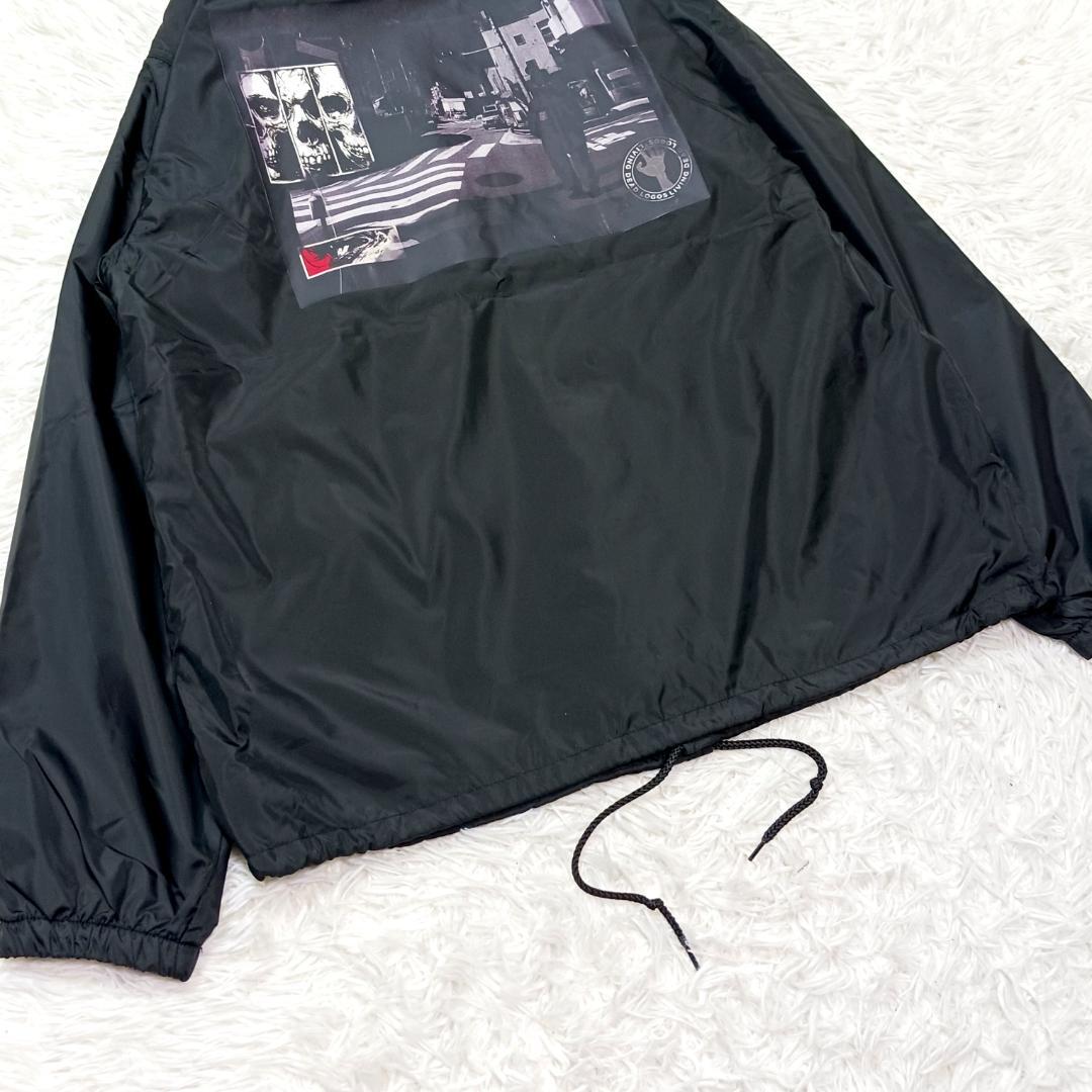 大きいサイズ✨　amazarashi　アマザラシ　コーチジャケット　黒　XL