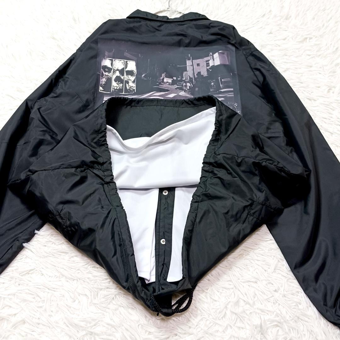 大きいサイズ✨　amazarashi　アマザラシ　コーチジャケット　黒　XL