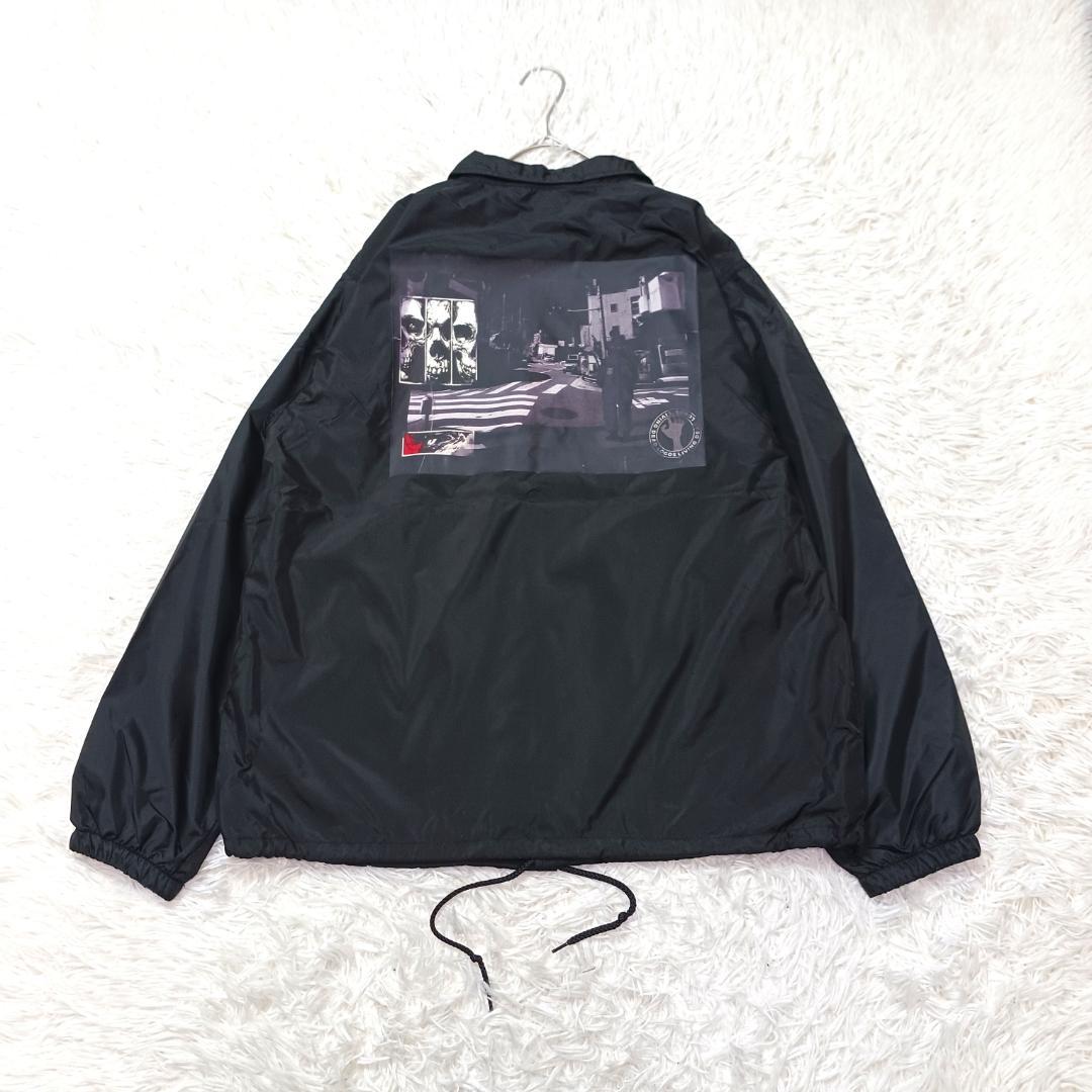 大きいサイズ✨　amazarashi　アマザラシ　コーチジャケット　黒　XL