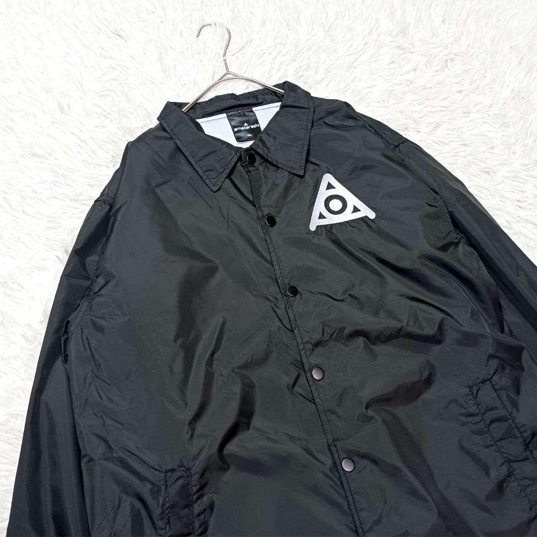 大きいサイズ✨　amazarashi　アマザラシ　コーチジャケット　黒　XL