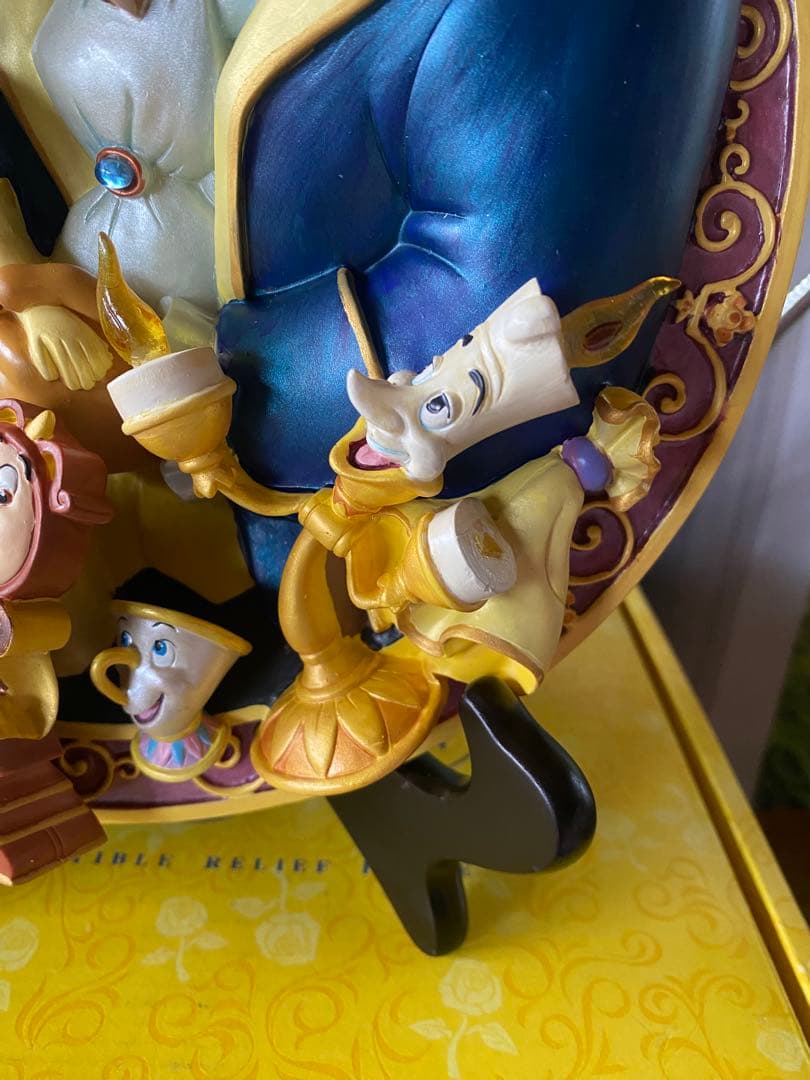 激レア超超希少ディズニー　美女と野獣　3D 置物　豪華版　限数5000個