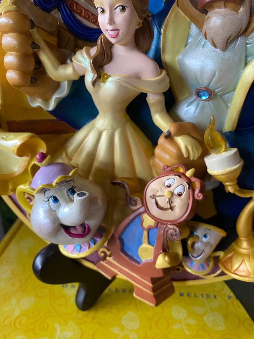 激レア超超希少ディズニー　美女と野獣　3D 置物　豪華版　限数5000個
