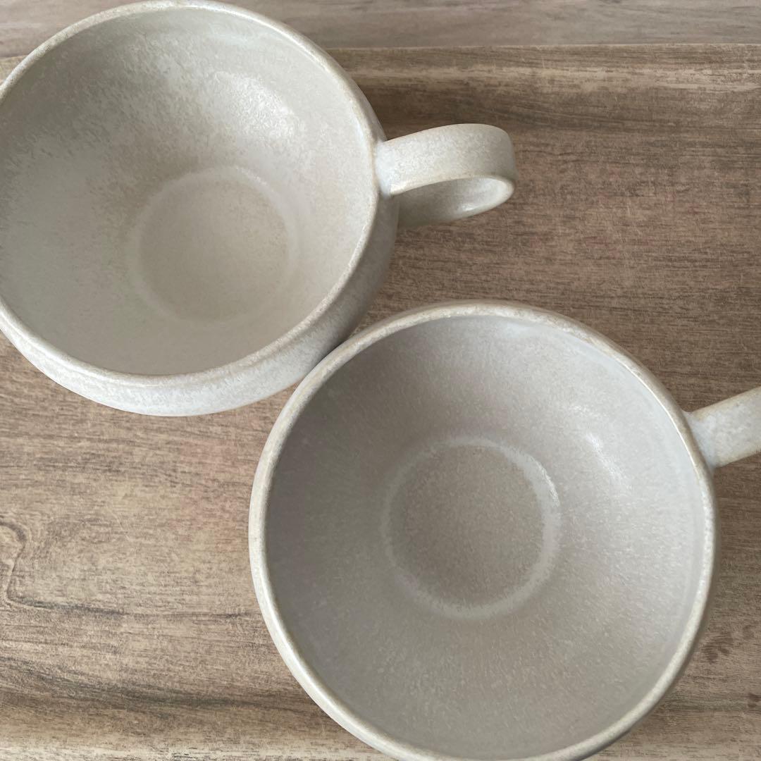 かもめ製作所　スープのためのカップ　アンティークホワイト