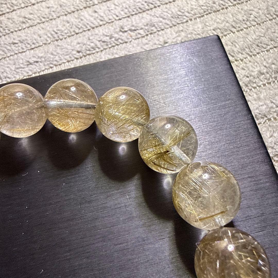 シルバールチルクォーツ 12.5mm 17cm