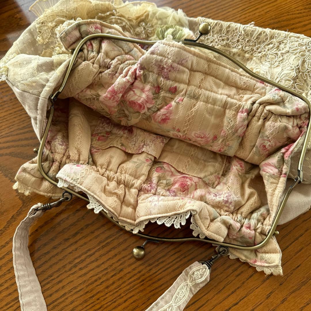 刺繍がま口バック