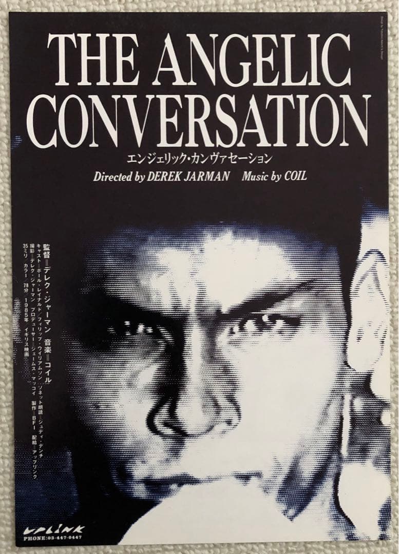 お値下げしました。デレクジャーマン監督作品　チラシセット　映画フライヤー