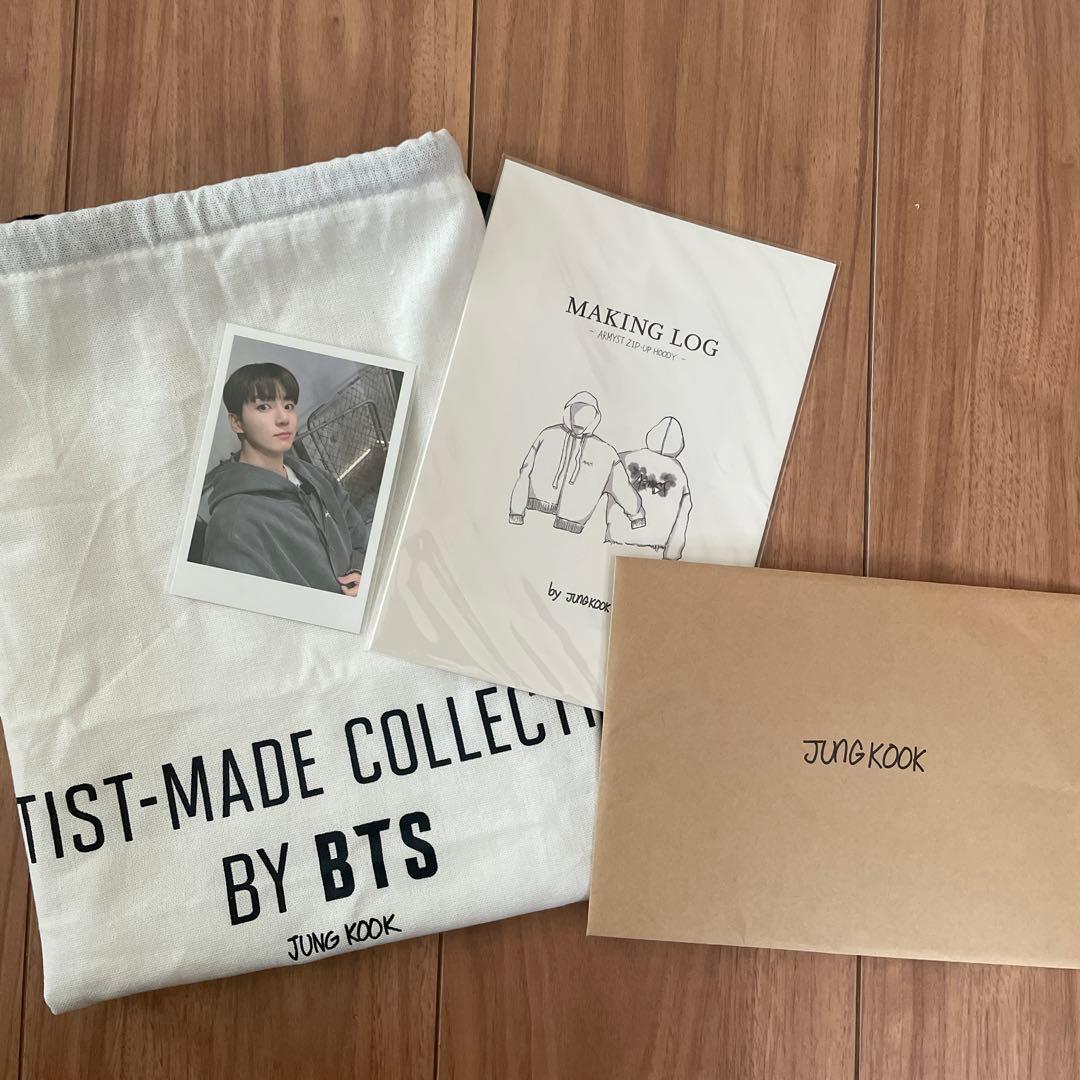 BTS ジョングク JUNGKOOK アーティストメイド パーカー　Mサイズ
