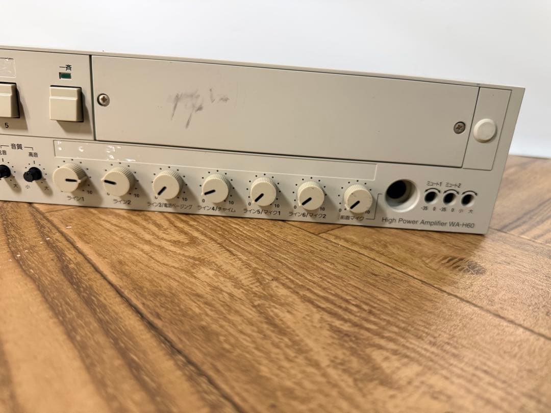 ◆音出しOK◆Panasonic◆ハイパワーアンプ◆WA-H60◆音響機材◆