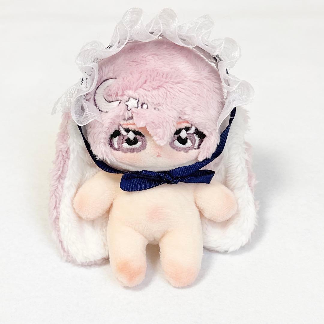 【夜空うさぎ】骨あり 自作ぬい 約10cm