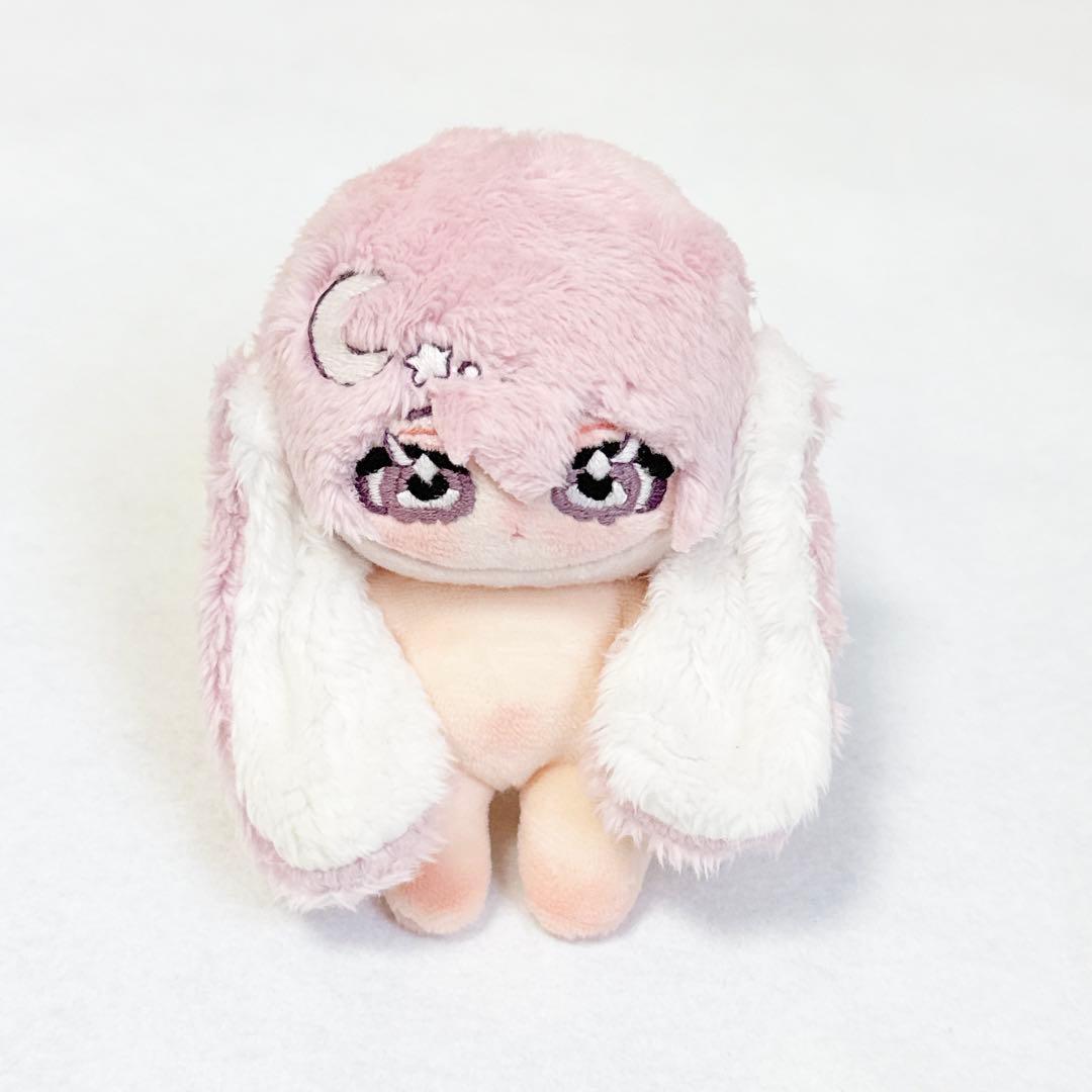 【夜空うさぎ】骨あり 自作ぬい 約10cm