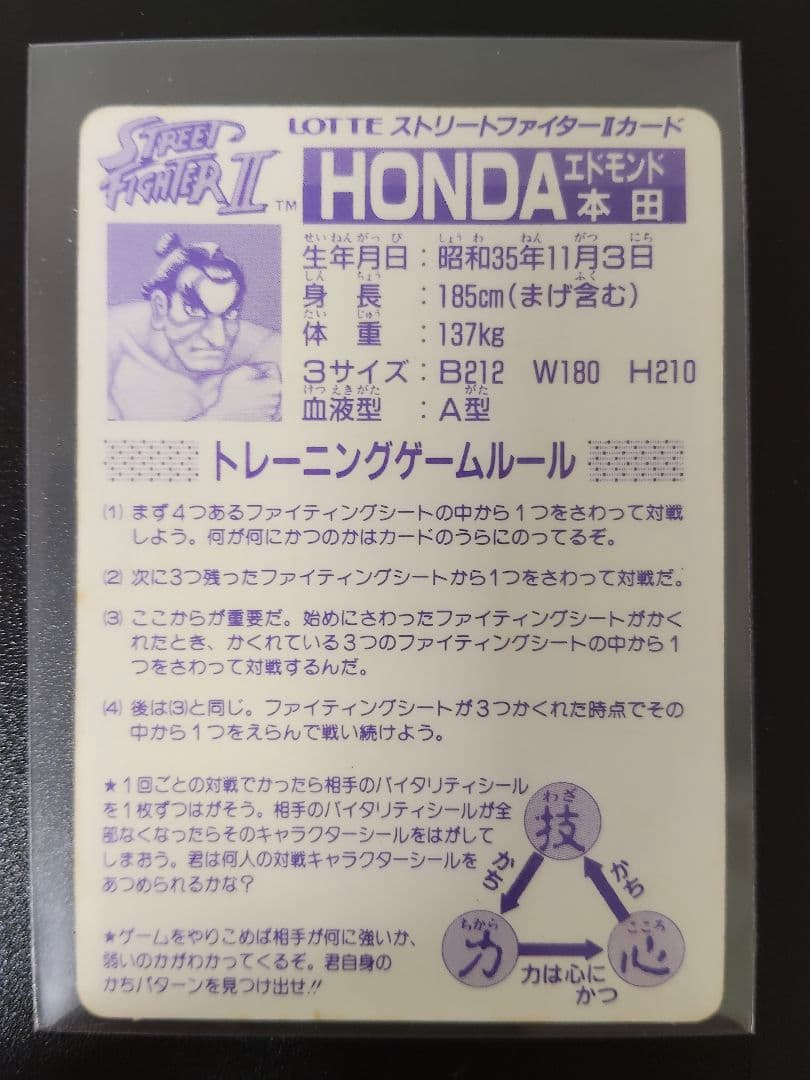 超希少 新品級 極美品 本田 E.本田 Gold ストリートファイター カード