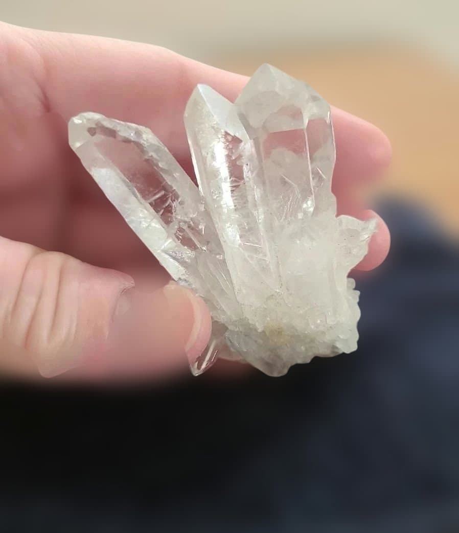 美しいヒマラヤ産水晶クラスター