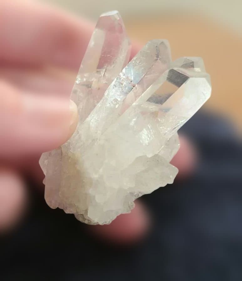 美しいヒマラヤ産水晶クラスター