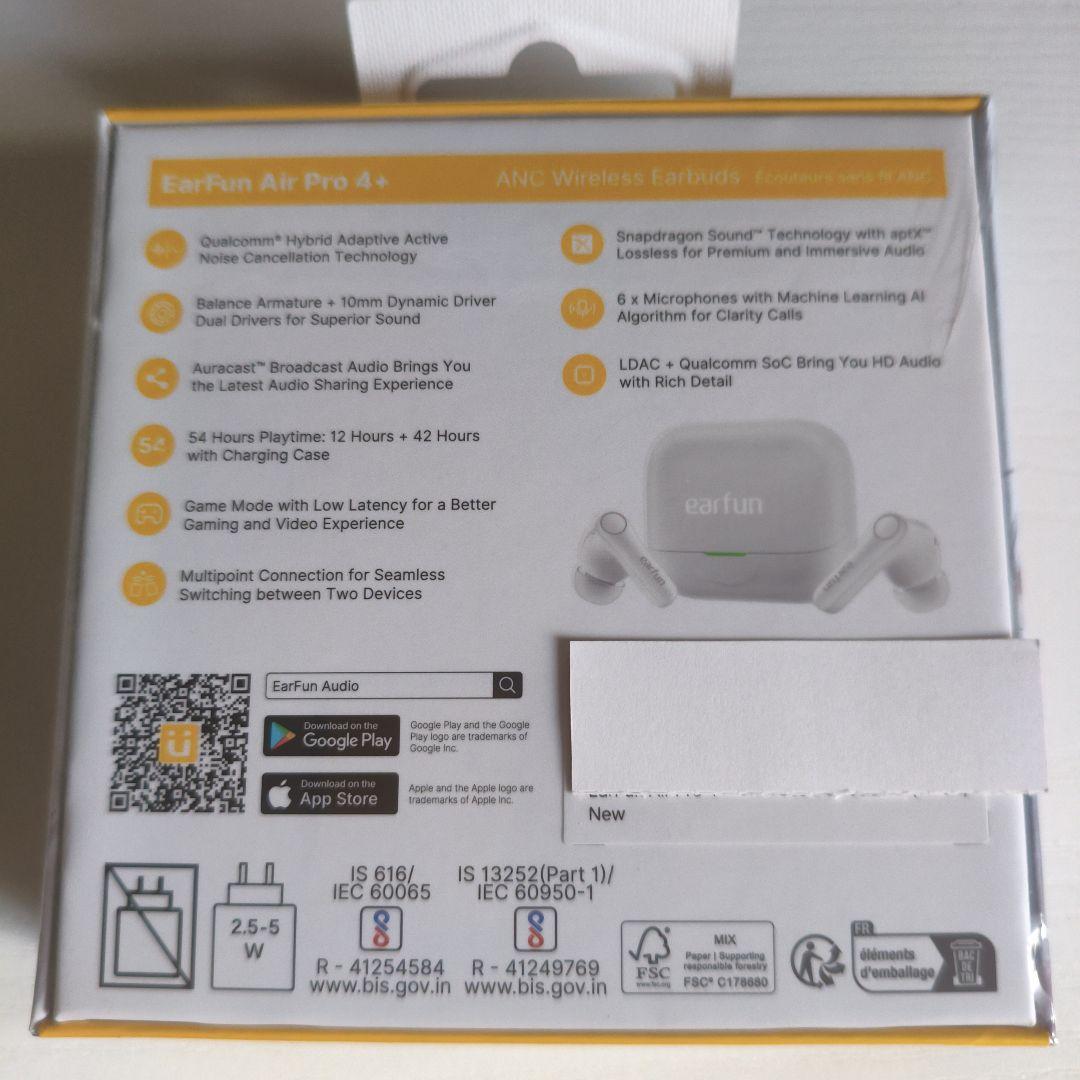 て*ー様 新品未開封 EarFun Air Pro 4+【最新モデル】