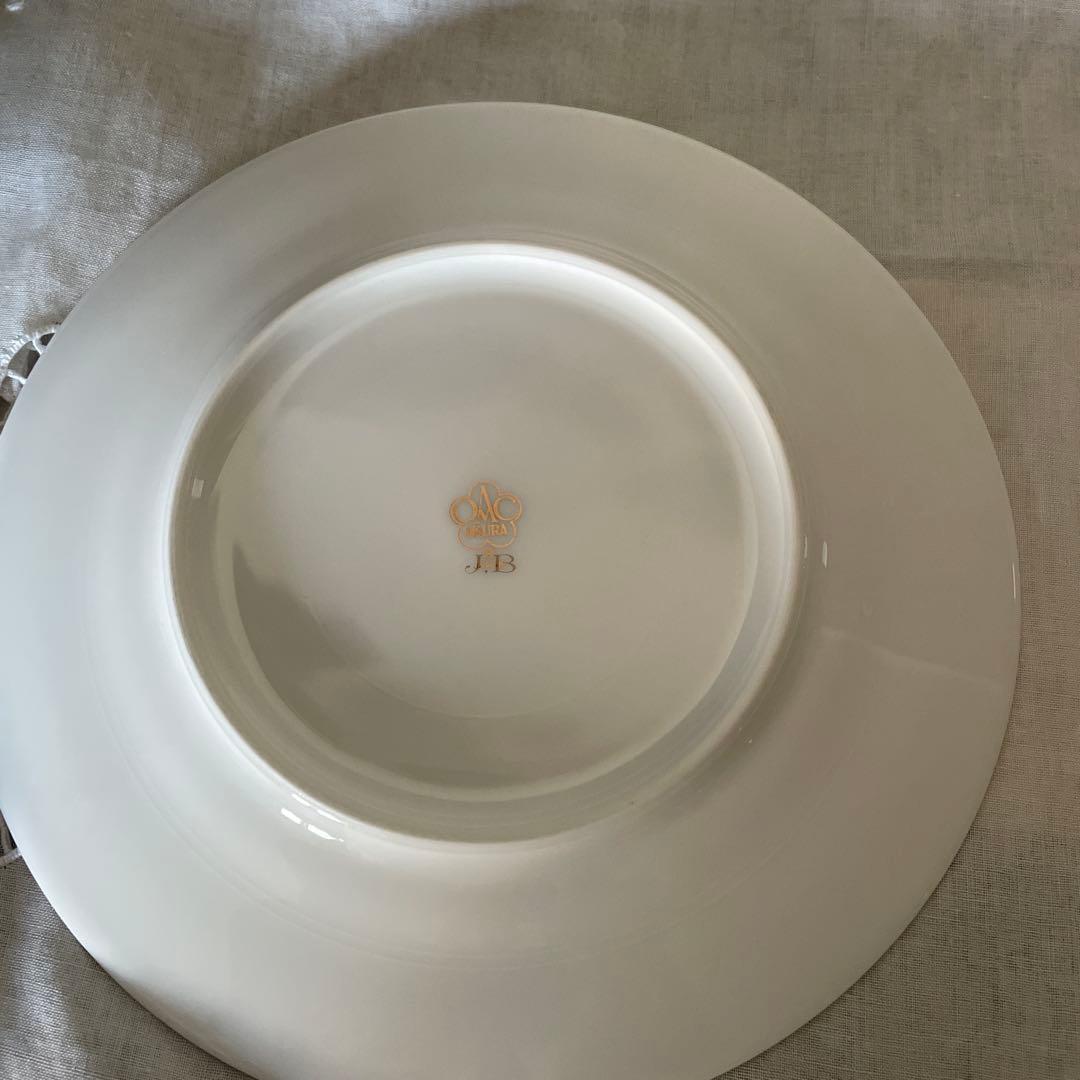 未使用　大倉陶園　野鳥シリーズ　キクイタダキ　エナガ　皿　プレート　JB