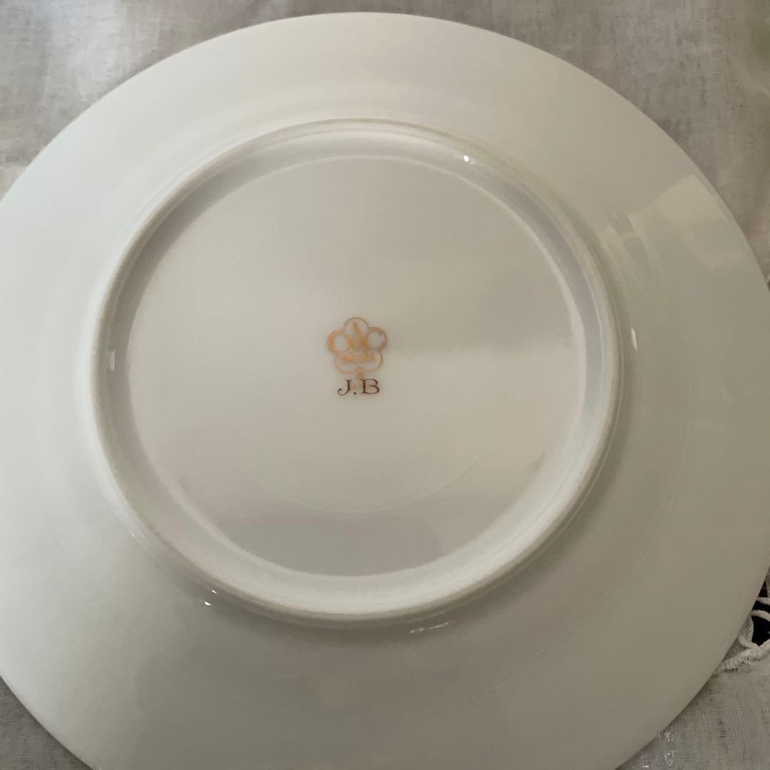 未使用　大倉陶園　野鳥シリーズ　キクイタダキ　エナガ　皿　プレート　JB