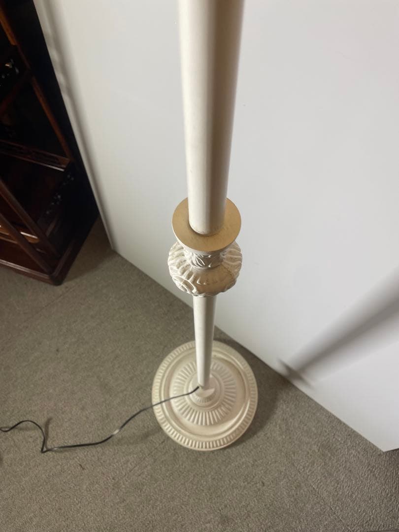 ブリュエット スタンドシャンデリア 5灯 フロアライト ホワイト 分解発送予定