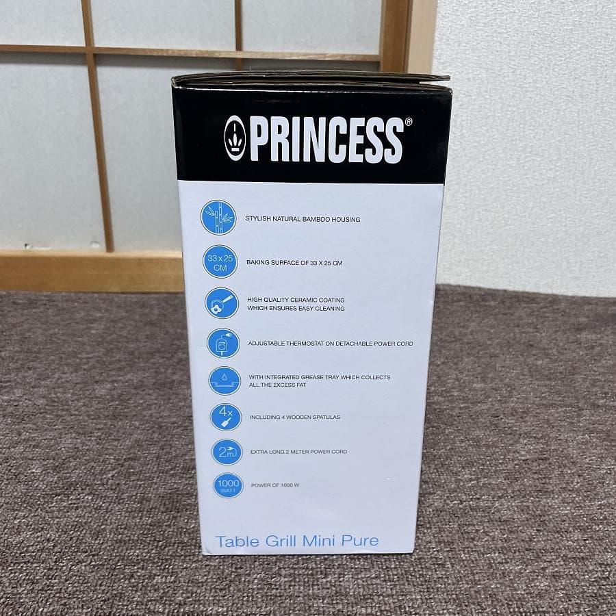未使用■Princess Table Grill Mini Pure