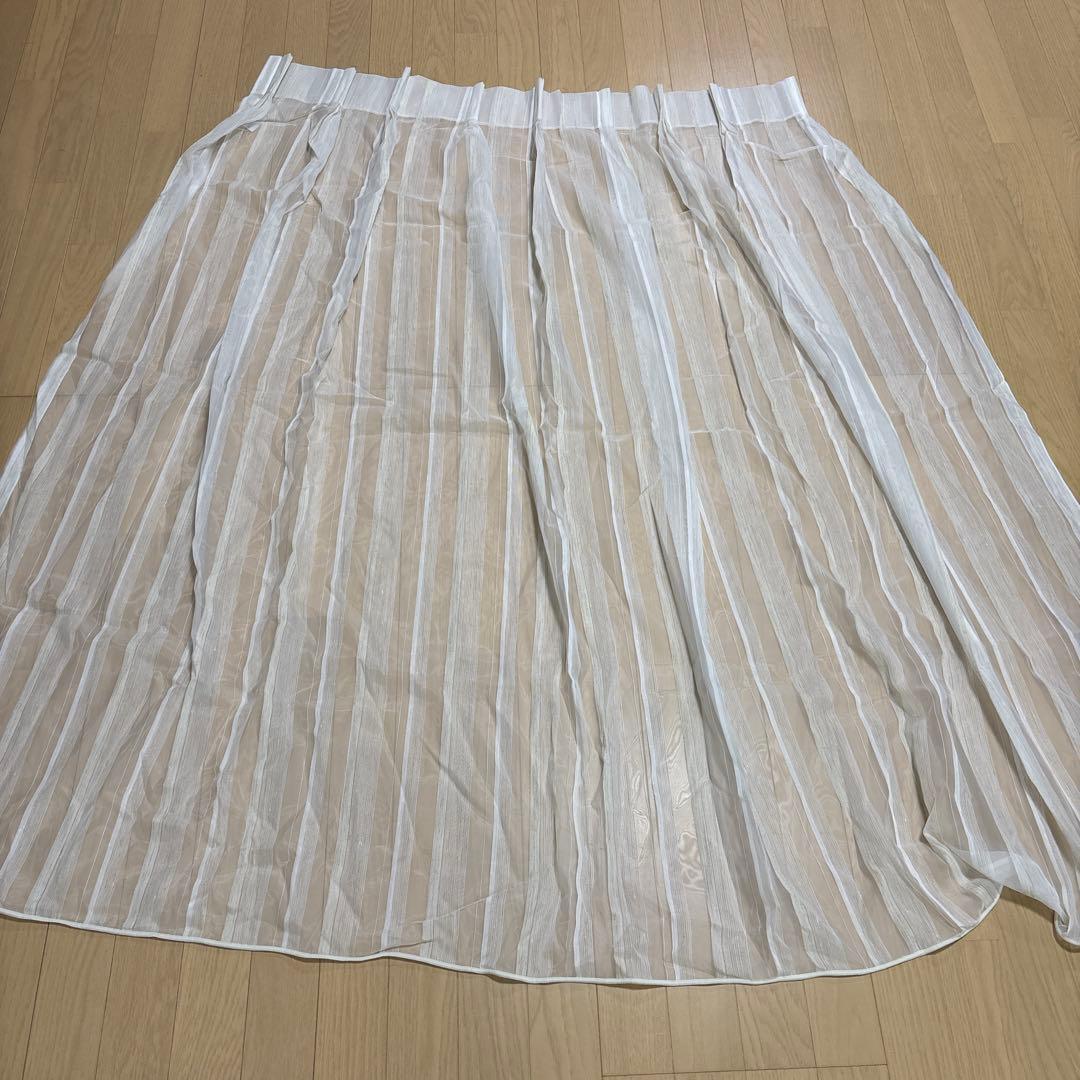 川島織物セルコン レースカーテン 幅180cm x丈145cm 両開き