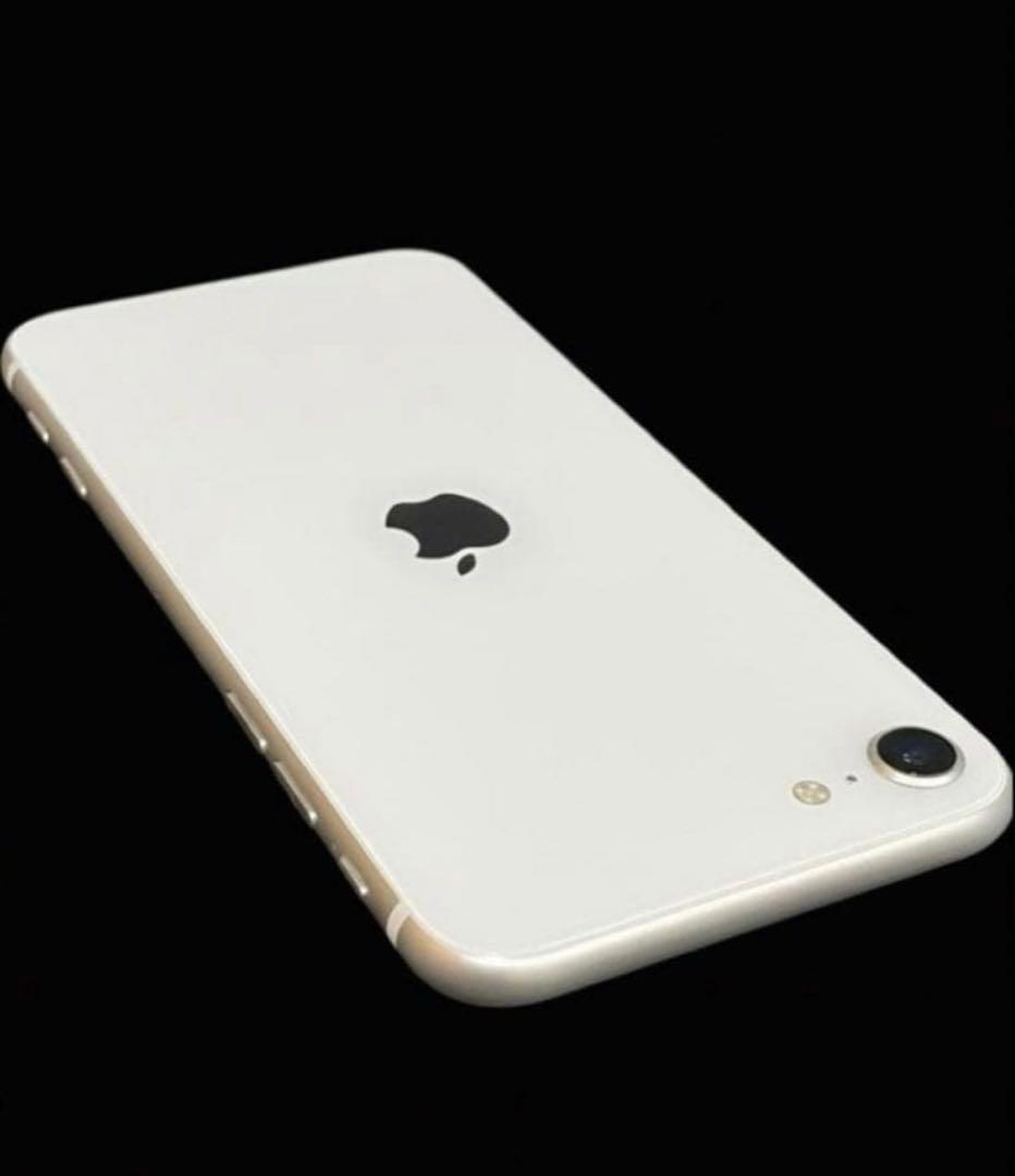 【超美品】iPhone SE 第2世代 128GB ホワイト/純正BT90%
