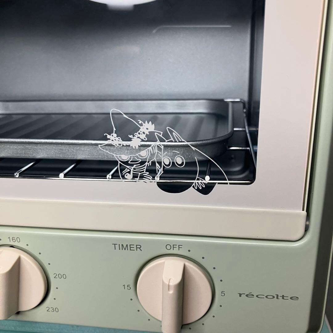 レコルト　ムーミン　コンパクトオーブン　ROT-1 グリーン　未使用品