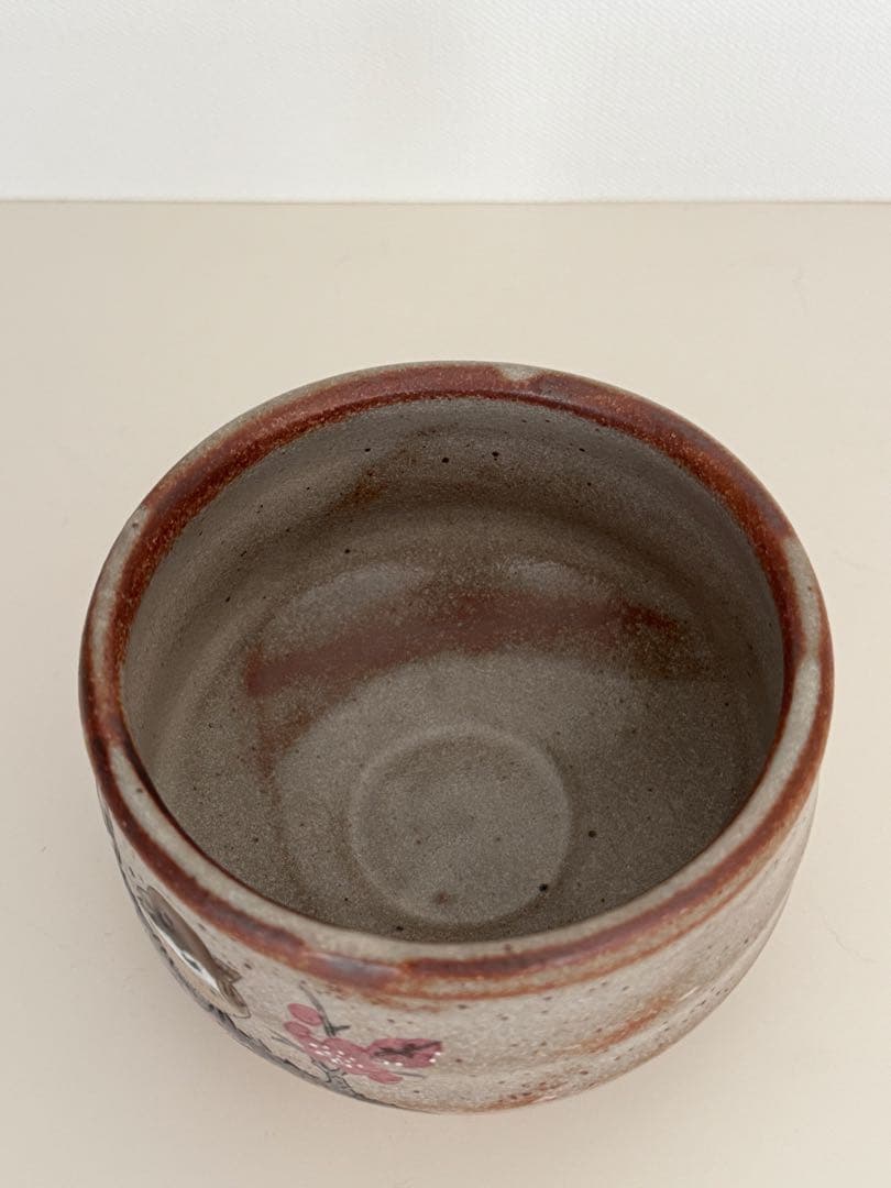 (3/31まで)スズメと桜の抹茶碗｜未使用・高級和食器・作家物風