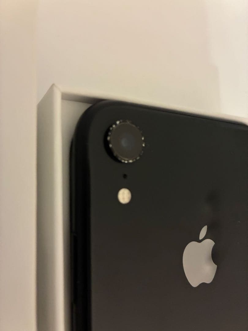 Apple iPhone XR ブラック ジャンク 画面横線有 24時間内発送