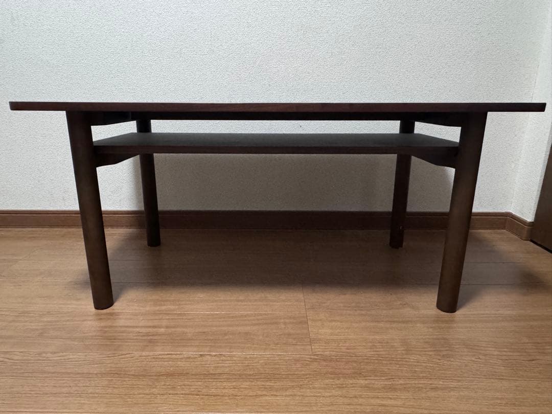 【無印良品】木製ミドルテーブル・ウォールナット材