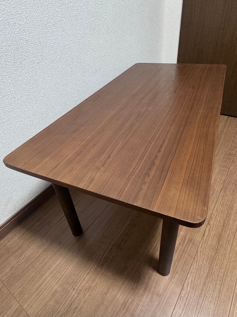 【無印良品】木製ミドルテーブル・ウォールナット材