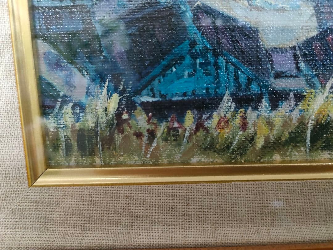 酒井良太郎　外房風景　油絵