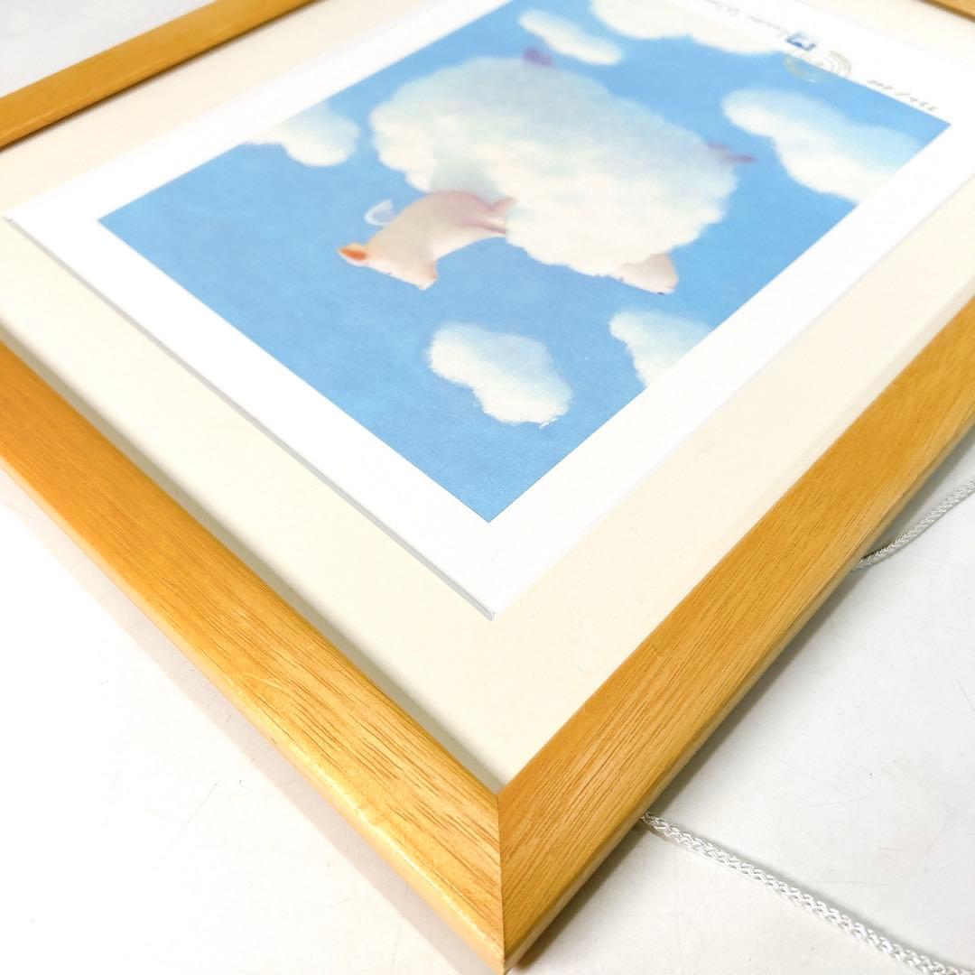 【希少】渡辺宏 版画 天使の休息 732/800