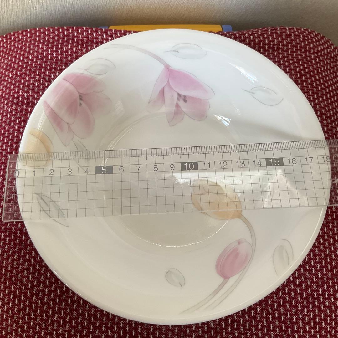 Corelle 花柄 大ボウル　5枚セット