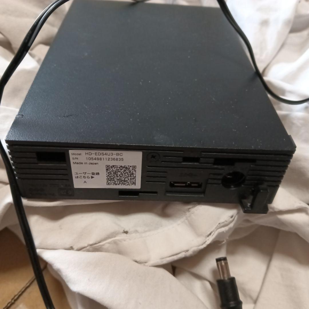 【4TB】BUFFALO 外付けハードディスク ブラック