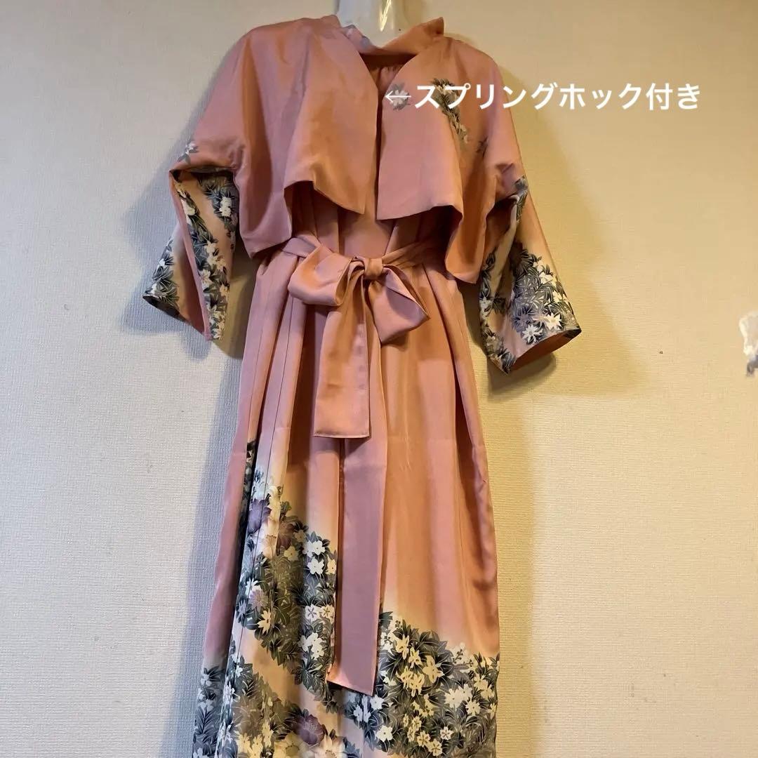 SHINO　帯リメイクバッグ 色留袖リメイク2点　(ミニバッグ)